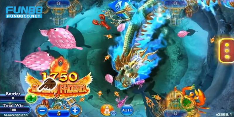 Hệ thống vũ khi trong game bắn cá đa dạng